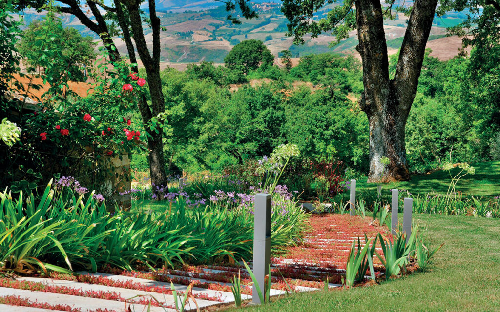 progettare un giardino ornamentale - val d'orcia