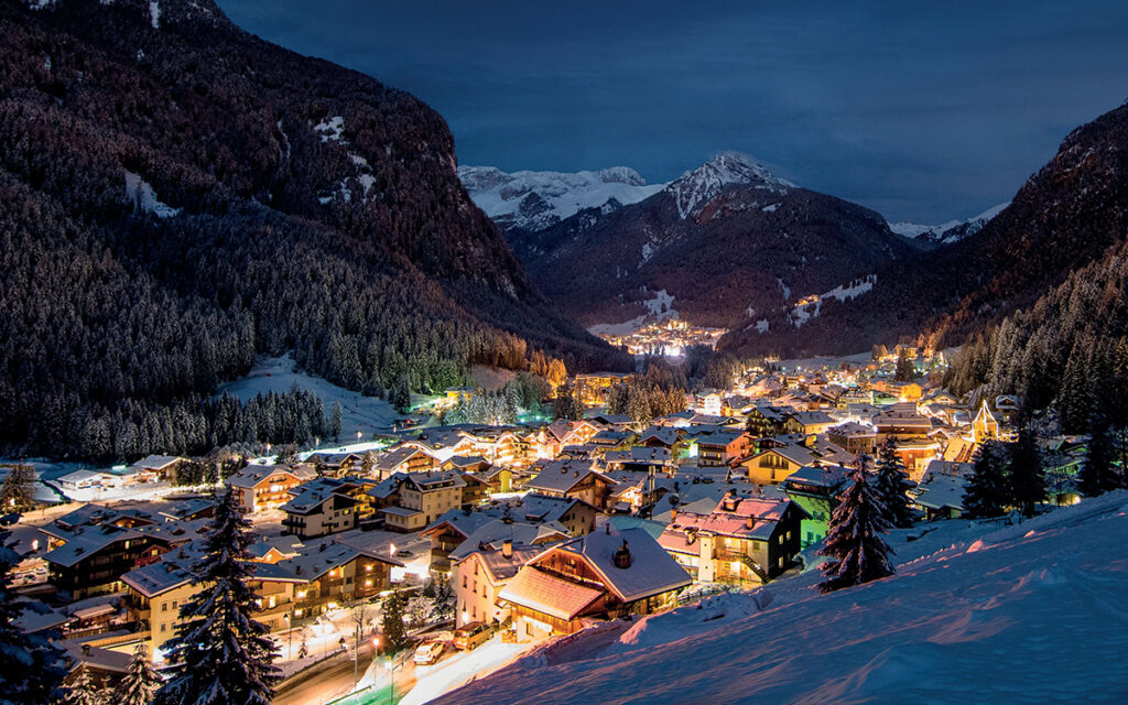 Atmosfera magica nelle Dolomiti