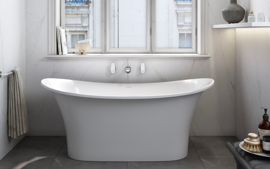 La vasca da bagno freestanding Toulouse 1500 di Victoria + Albert Baths.