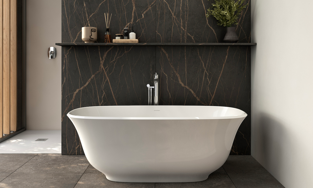 Amiata 1500, la vasca da bagno freestanding progettata dallo studio Meneghello Paolelli Associati.