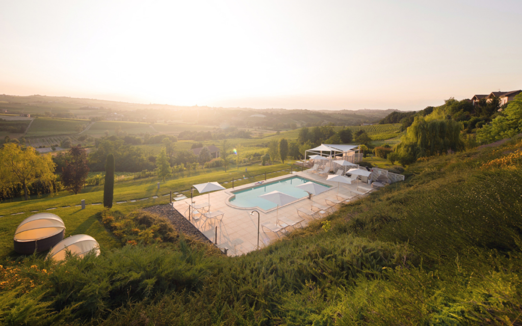 La piscina di Villa Fontana