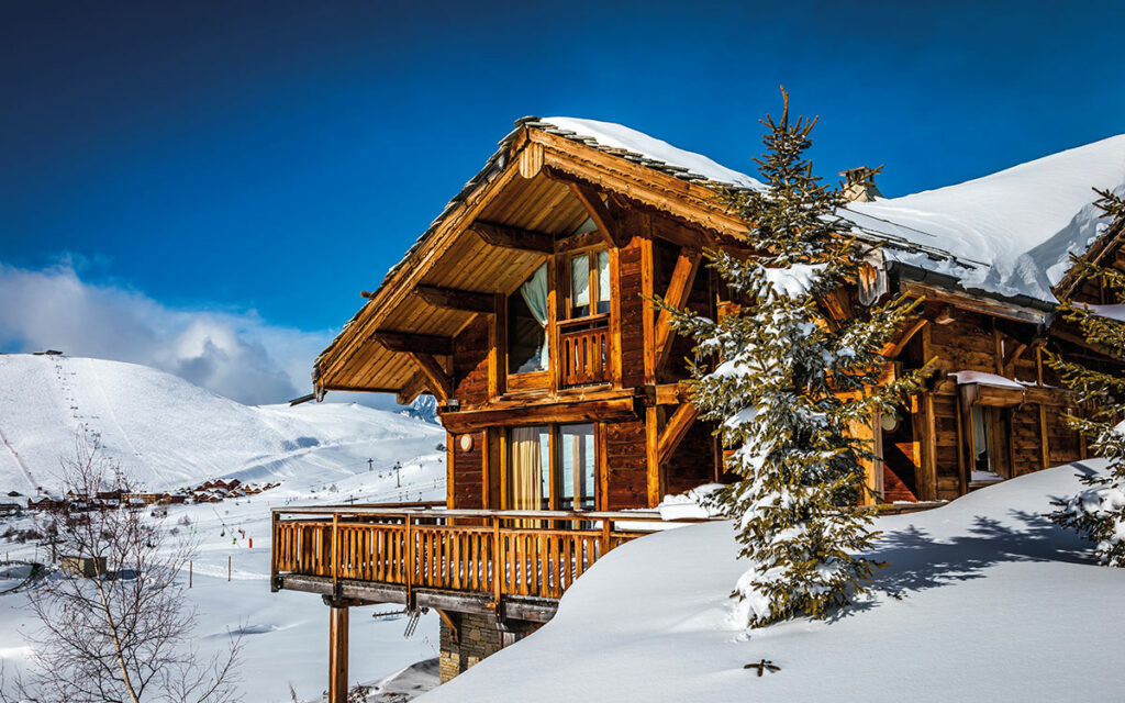 uno chalet sulle
piste