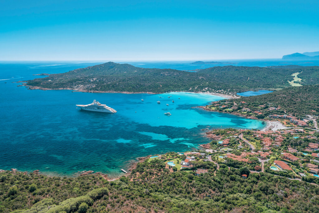 Il blu infinito nel nord della Sardegna