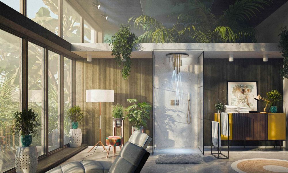 Una spa boutique ricreata in un ambiente domestico