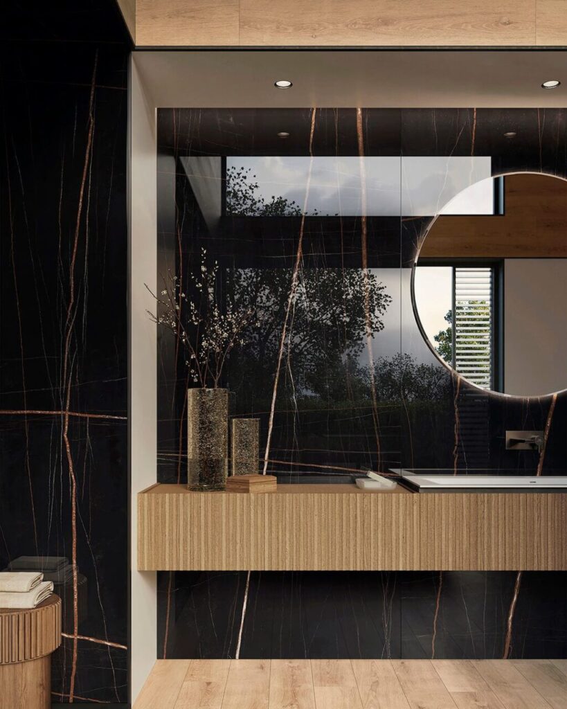 Bagno nero: le istruzioni per creare un ambiente impeccabile e senza tempo