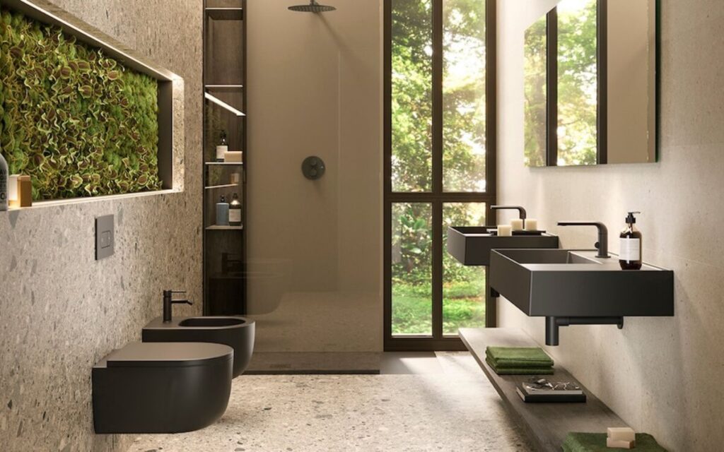 Bagno nero: le istruzioni per creare un ambiente impeccabile e senza tempo