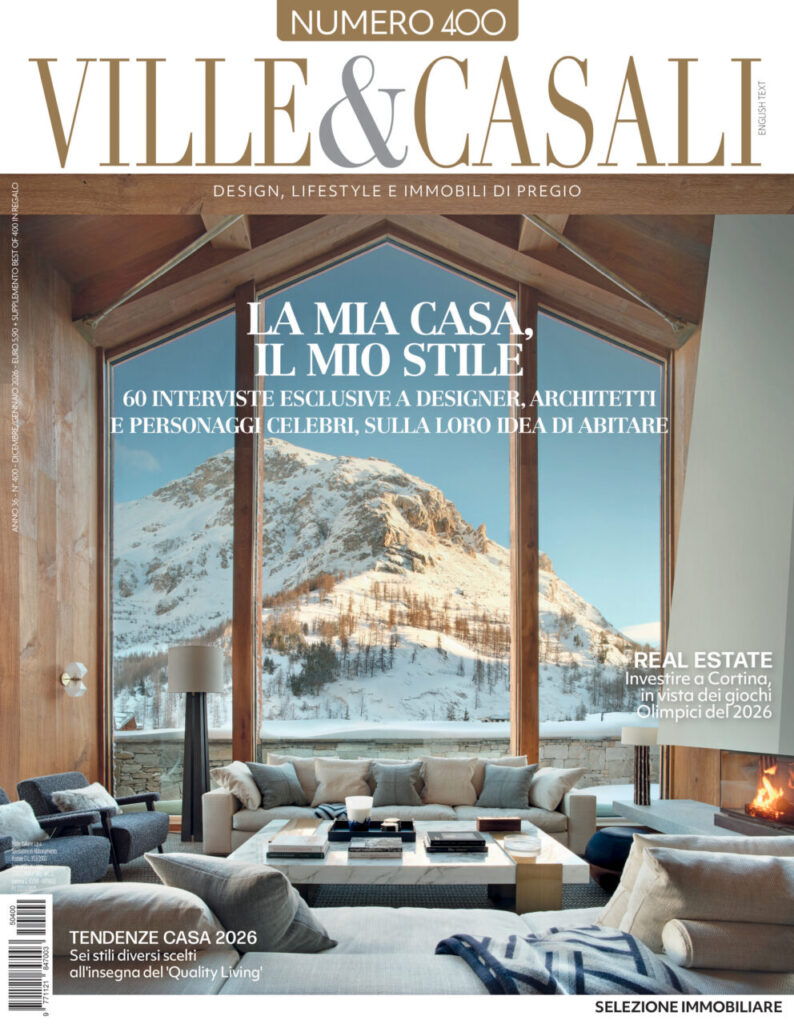 È in edicola e online il numero di dicembre 2025 - gennaio 2026 di Ville&Casali